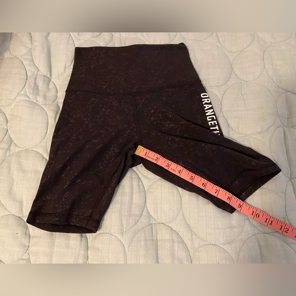 Lululemon Align Short 8" Speckle Emboss Black size 4 - Picture 7 of 13